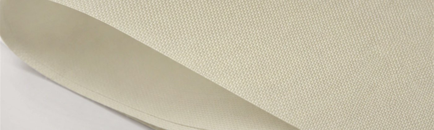 Stacked shade fabrics in neutral tones