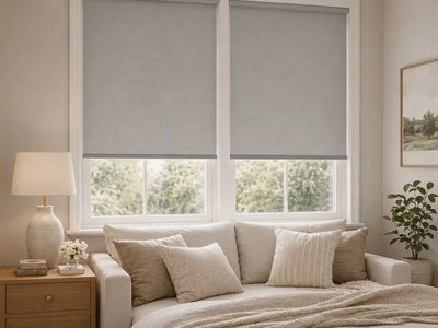 Nightfall Triple Layer Blackout Roller Shades detail view 1