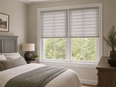 Textura Dual Light Motorized Sheer Shades detail view 3
