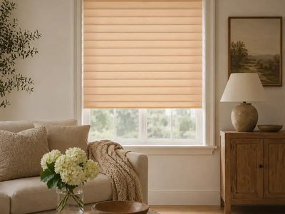 Veilux Light Filtering Motorized Sheer Shades detail view 2
